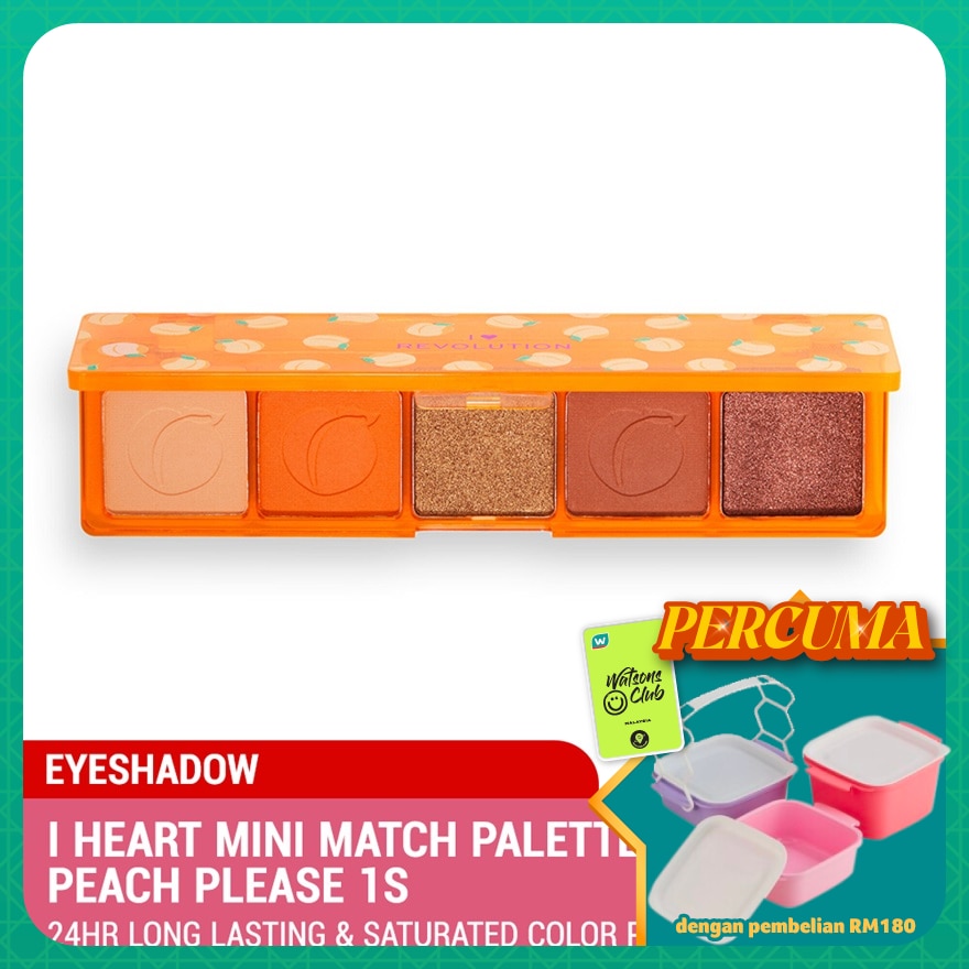 I Heart Revolution Mini Match Palette Peach Please