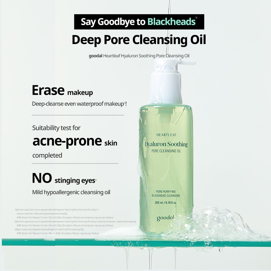 Houttuynia Cordata Hyaluron Soothing Pore Cleansing Oil 200ml