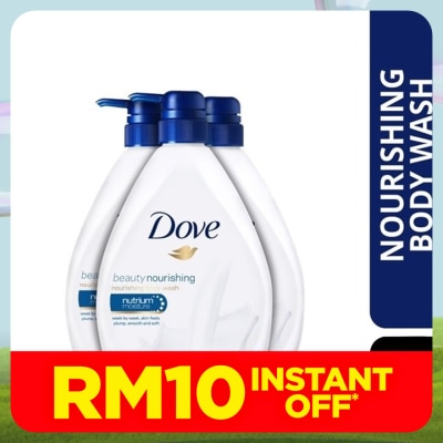 DOVE Shower Beauty Moisture 1L X3
