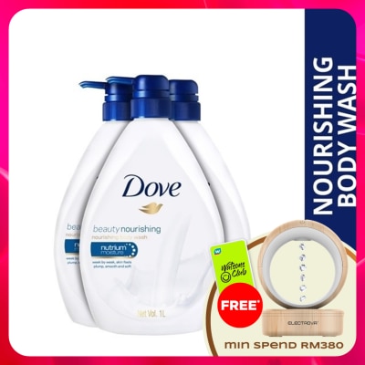 DOVE - Shower Beauty Moisture 1L X3