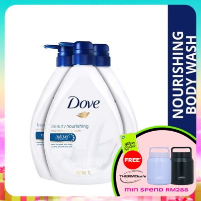 DOVE - Shower Beauty Moisture 1L X3
