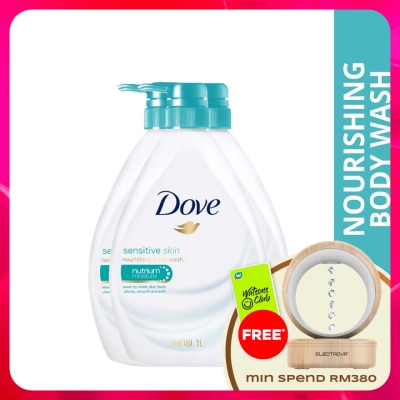 DOVE - Shower Sensitive Skin 1L X3