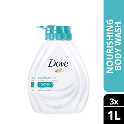 DOVE - Shower Sensitive Skin 1L X3