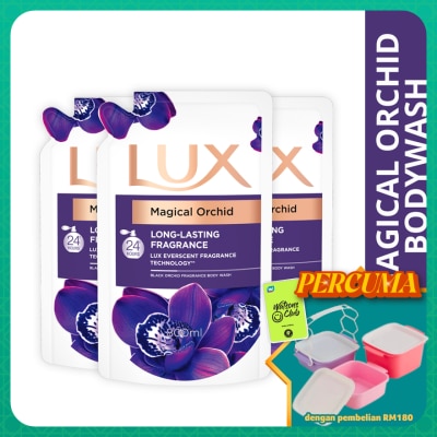 LUX - Magical Orchid Body Wash Refill 800ml X3