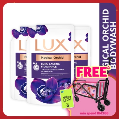 LUX Magical Orchid Body Wash Refill 800ml X3