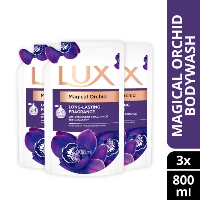 LUX Magical Orchid Body Wash Refill 800ml X3