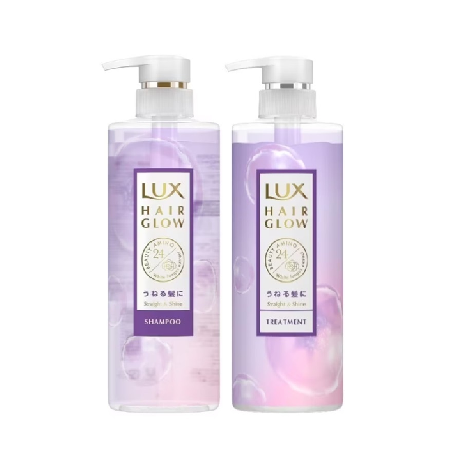 Hair Glow Straight & Shine Treatment 490g & Hair Glow Straight & Shine Shampoo 490g image