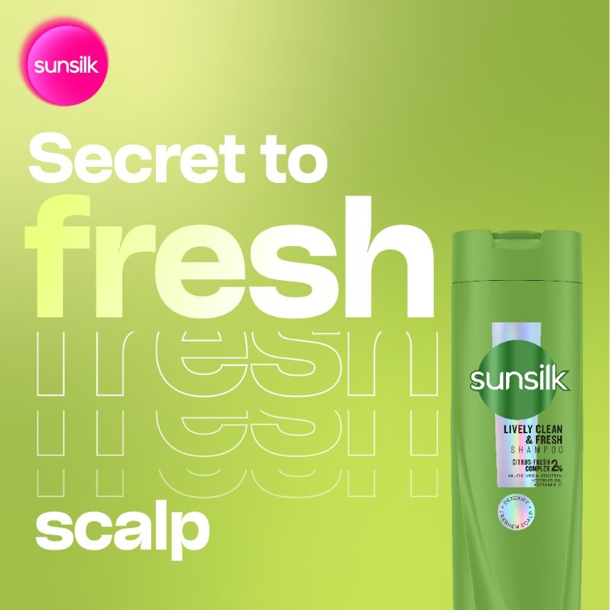 Lively Clean & Fresh Shampoo 625ml  X4