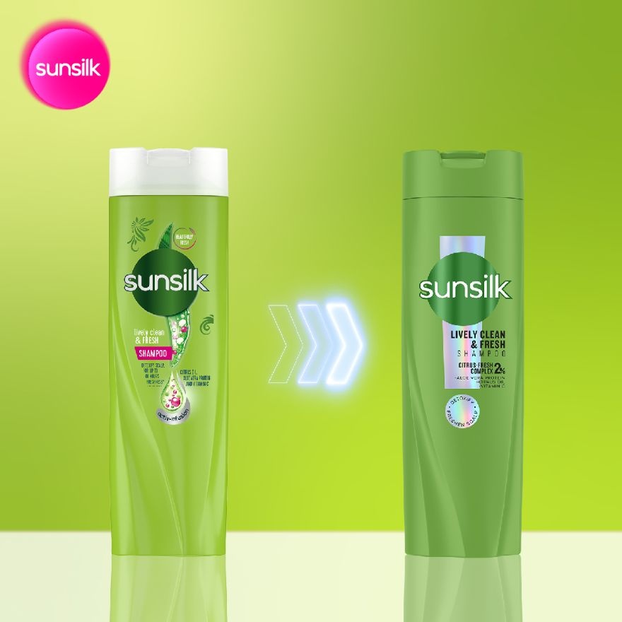 Lively Clean & Fresh Shampoo 625ml  X4