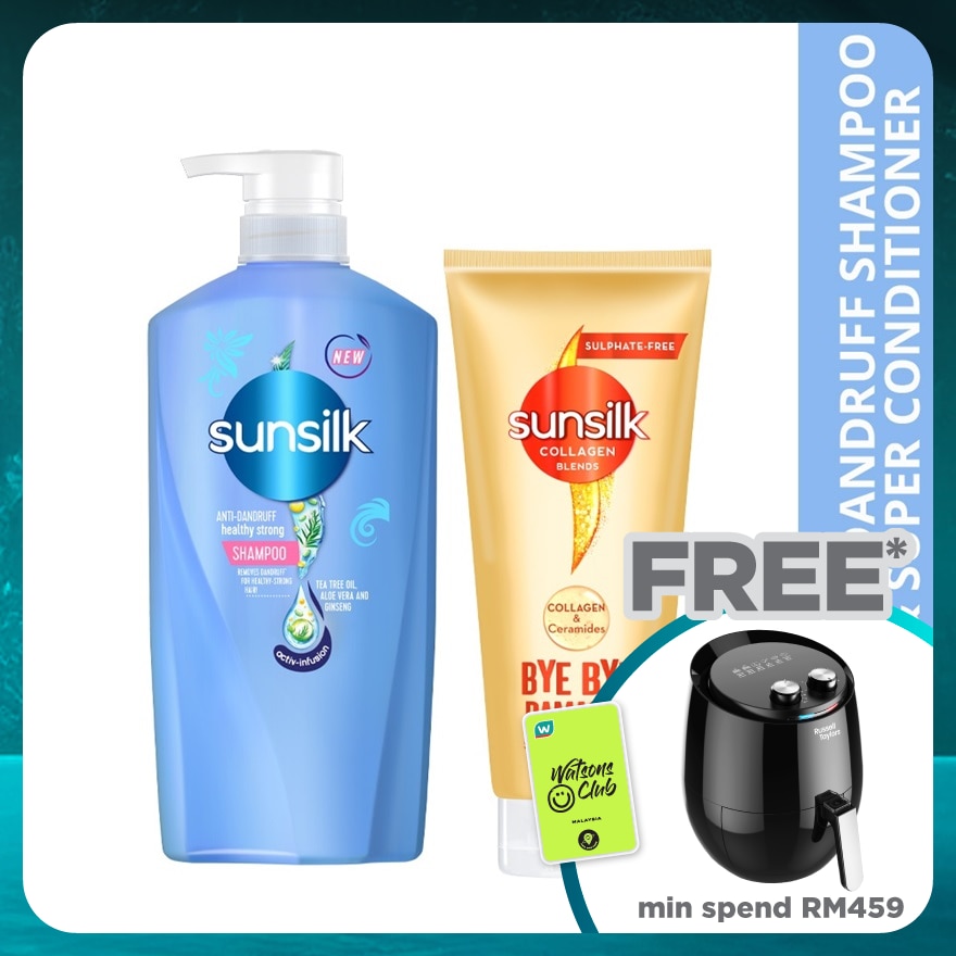 Anti Dandruff Shampoo 625m & Bye Bye Damage Conditioner 330ml