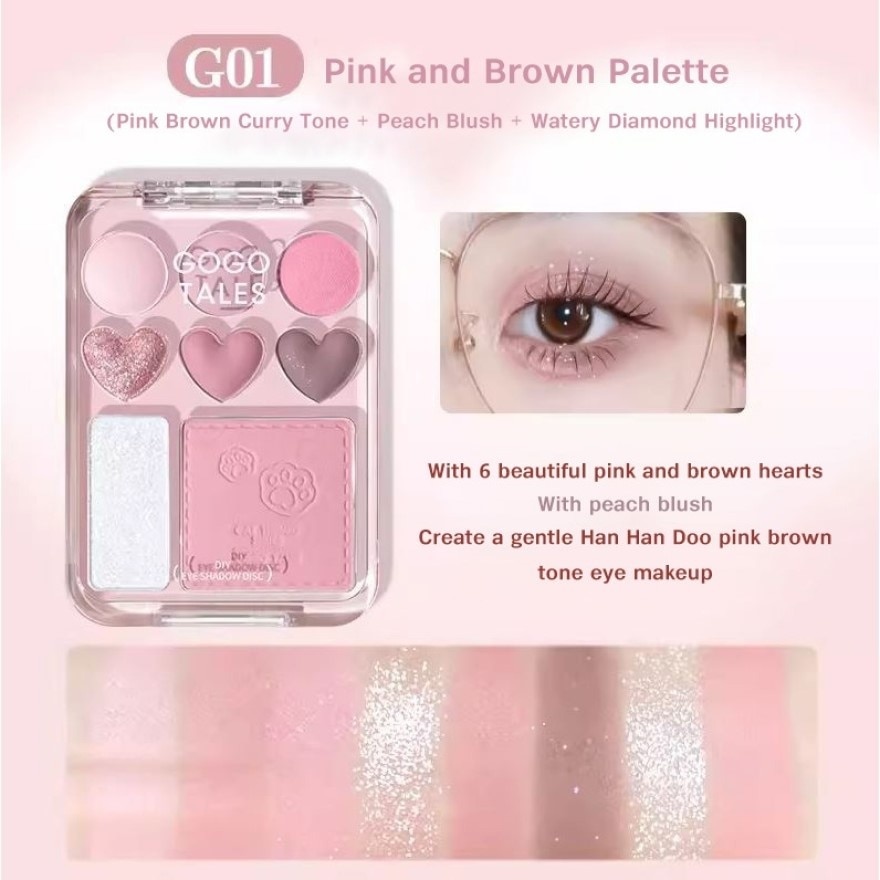 Sweet Heart Eyeshadow Blush Highlighter All-in-one 01