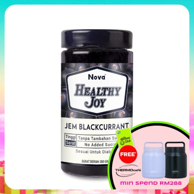 NOVA - Healthy Joy Diabetic Friendly Blackcurrant Jam 1s