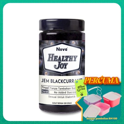 NOVA - Healthy Joy Diabetic Friendly Blackcurrant Jam 1s