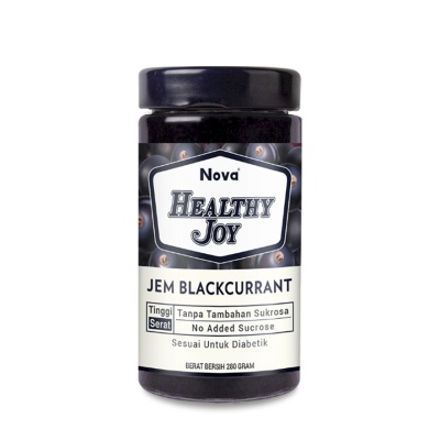 NOVA - Healthy Joy Diabetic Friendly Blackcurrant Jam 1s