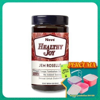 NOVA - Healthy Joy Diabetic Friendly Roselle Jam 1s