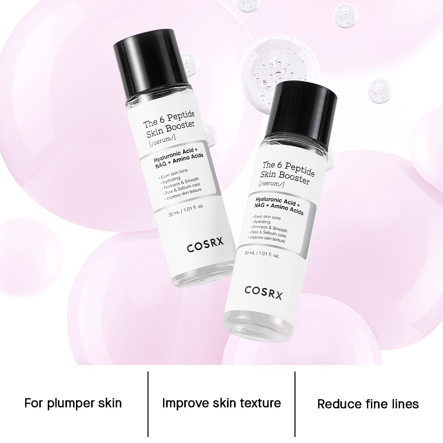 The 6 Peptide Skin Booster Serum 30ml