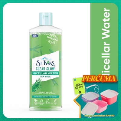 ST IVES - Clear Glow Micellar Cleansing Water Tea Tree  400ml