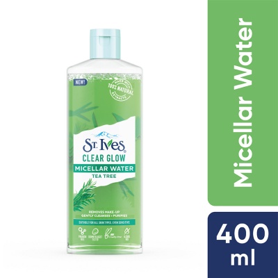 ST IVES - Clear Glow Micellar Cleansing Water Tea Tree  400ml