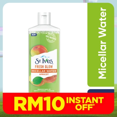 ST IVES Clear Glow Micellar Cleansing Water Apricot 400ml