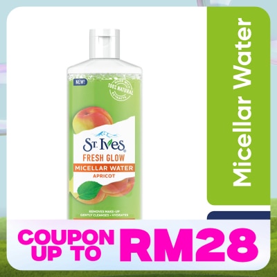 ST IVES Clear Glow Micellar Cleansing Water Apricot 400ml