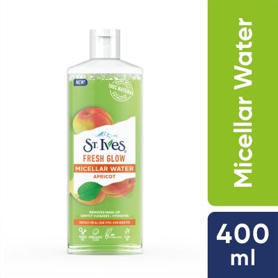 ST IVES - Clear Glow Micellar Cleansing Water Apricot 400ml