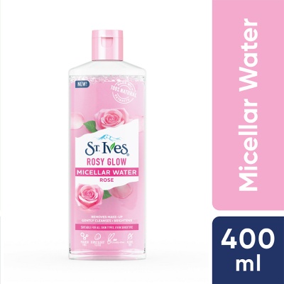 ST IVES - Clear Glow Micellar Cleansing Water Rose 400ml