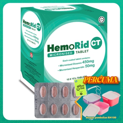 DUOPHARMA - Hemorid CT Micronised Tablets 10s