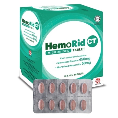 DUOPHARMA Hemorid CT Micronised Tablets 10s