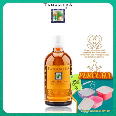 TANAMERA - Tanamera Ginger Blend Massage Oil 100ml