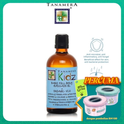 TANAMERA Kidz Baby Full Body Massage Oil + Organic VCO 100ml