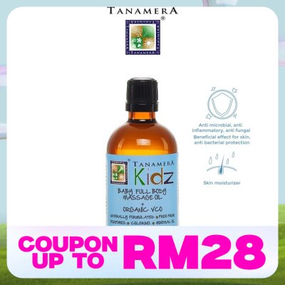 TANAMERA Kidz Baby Full Body Massage Oil + Organic VCO 100ml