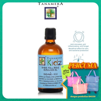 TANAMERA Kidz Baby Full Body Massage Oil + Organic VCO 100ml