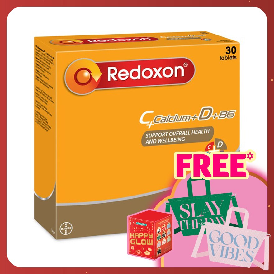 Vitamin C + Calcium + B6 Effervescent Orange Flavours 3X10’s