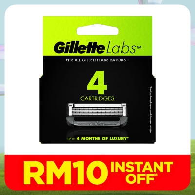 GILLETTE Labs Cartridges Refills 4s