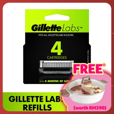 GILLETTE Labs Cartridges Refills 4s