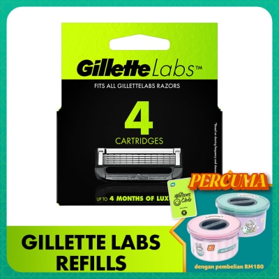 GILLETTE Labs Cartridges Refills 4s