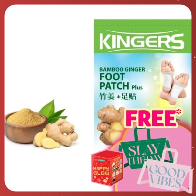 KINGERS Bamboo Ginger Footpatch Plus 2s