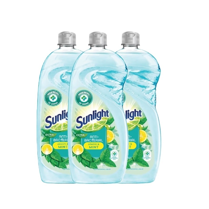 Anti-Bacterial Dishwashing Liquid 800ml X3