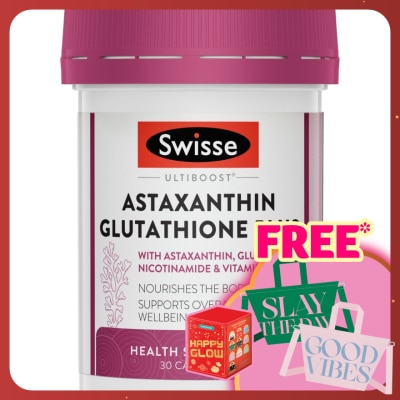 SWISSE Ultiboost Astaxanthin Glutathione Plus 30s