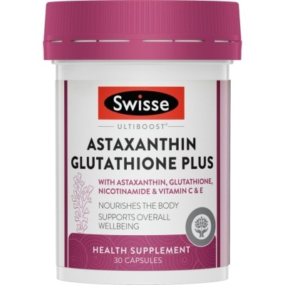 SWISSE Ultiboost Astaxanthin Glutathione Plus 30s