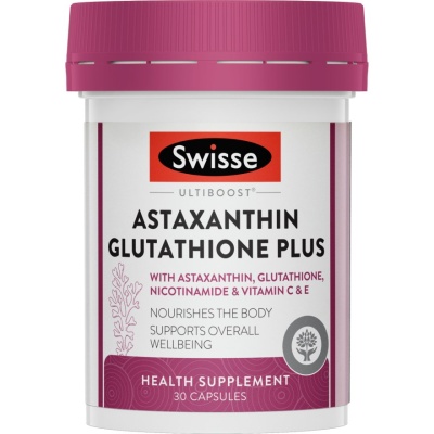 SWISSE - Ultiboost Astaxanthin Glutathione Plus 30s