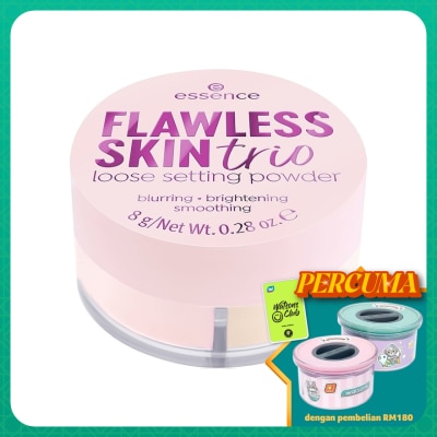 ESSENCE Flawless Skin Trio Loose Setting Powder 10