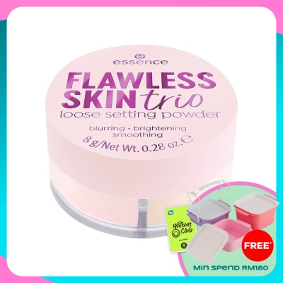 ESSENCE Flawless Skin Trio Loose Setting Powder 10