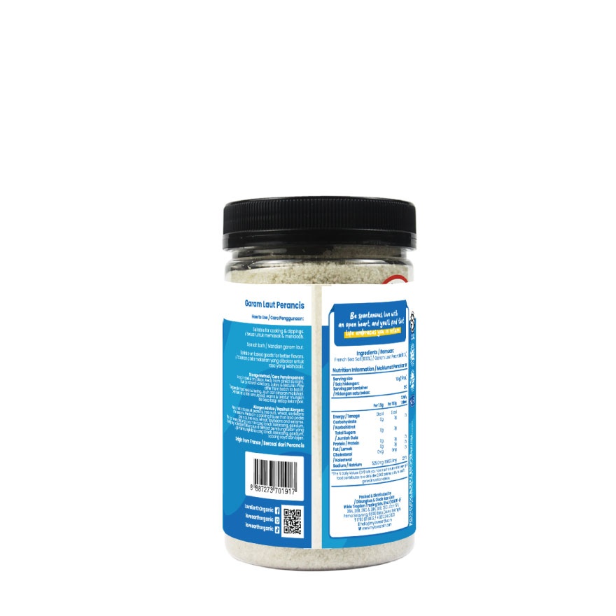 Bottle French Sea Salt 300g