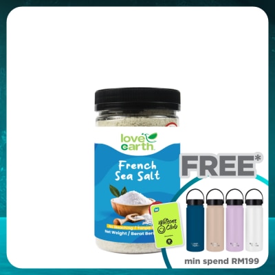 LOVE EARTH Bottle French Sea Salt 300g
