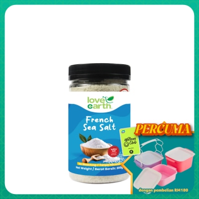 LOVE EARTH - Bottle French Sea Salt 300g