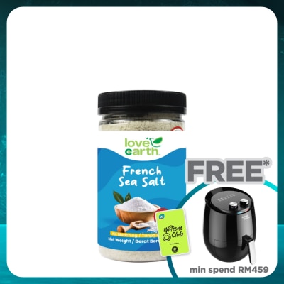 LOVE EARTH Bottle French Sea Salt 300g