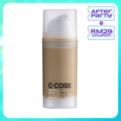C.CODE Powermatte Liquid Foundation with added Cica N2 30ml