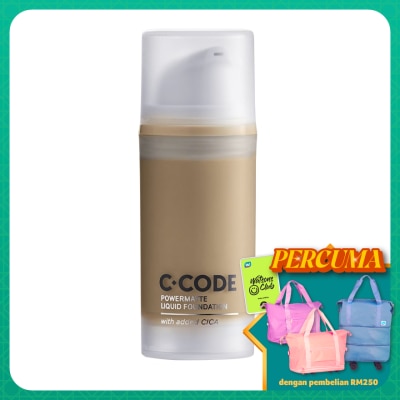 C.CODE - Powermatte Liquid Foundation with added Cica N2 30ml