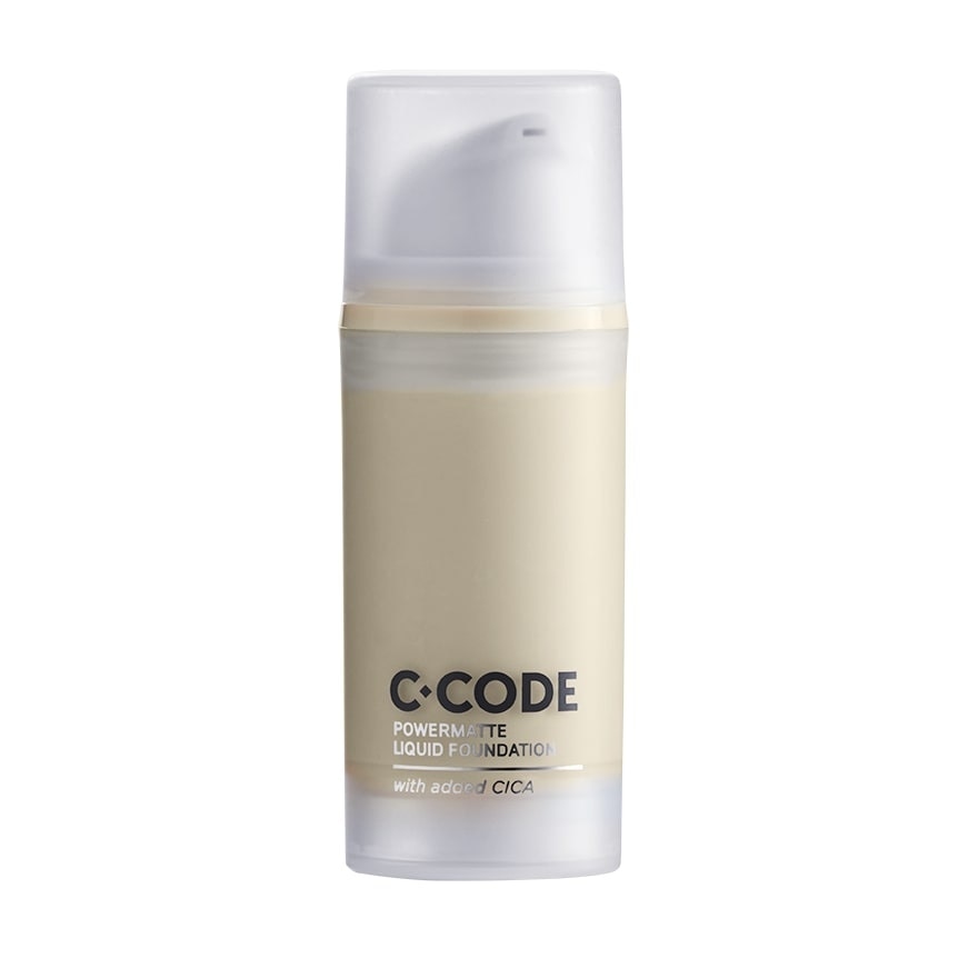 Powermatte Liquid Foundation with added Cica W1 30ml